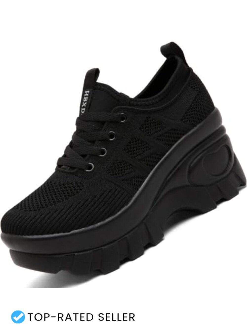 Women's Chunky Platform Wedge Sneakers Orthopedic Knitted Walking Shoes